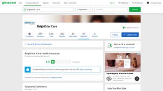BrightStar Care Employee Benefit: Health Insurance | Glassdoor