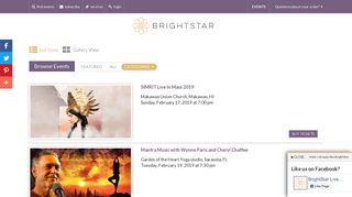 Events | Featured - BrightStar Live Events