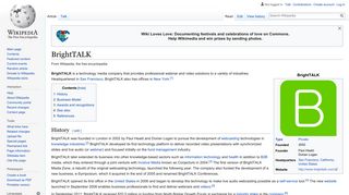 BrightTALK - Wikipedia
