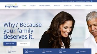 BrightView Credit Union | Your Family Deserves It