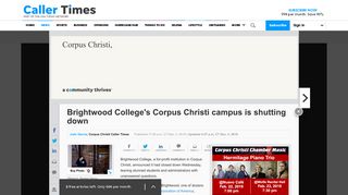 Corpus Christi's Brightwood College campus is closing. Why?