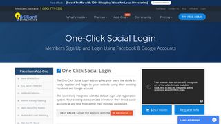 One-Click Social Login - Directory Software ... - Brilliant Directories