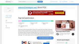Access admin2.brinkpos.net. Brink POS