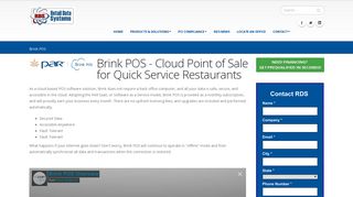 Brink POS | Cloud Point of Sale System | RDS - Retail Data Systems
