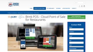 Brink Point of Sale | Restaurant POS System | RDS