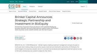 Brinker Capital Announces Strategic Partnership and Investment in ...