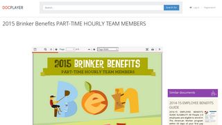 2015 Brinker Benefits PART-TIME HOURLY TEAM MEMBERS - PDF
