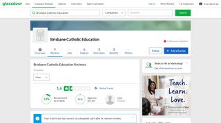 Brisbane Catholic Education Reviews | Glassdoor