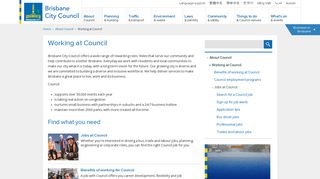 Working at Council | Brisbane City Council