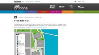 Map | South Bank - Visit Brisbane
