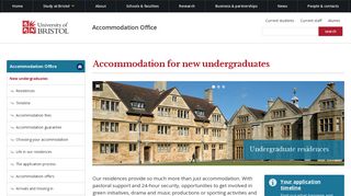 New undergraduates | Accommodation Office | University of Bristol
