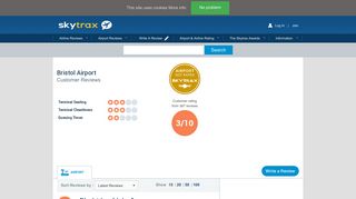 Bristol Airport Customer Reviews | SKYTRAX