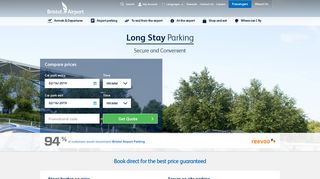Bristol Airport Long Stay Parking: Secure and Convenient | Bristol ...