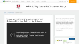 Bristol City Council | Alfresco
