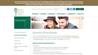 Business Online Banking Services | Bristol County Savings Bank