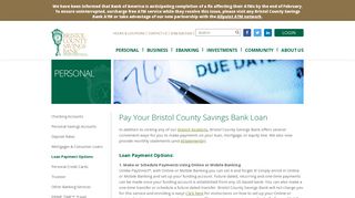 Loan Payment Options | Bristol County Savings Bank