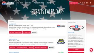 Events Calendar | Get Tickets | Bristol Motor Speedway