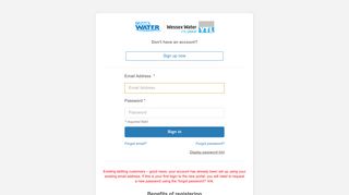 your account | Bristol Water