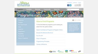 Britannia Community Services Centre | Find Programs