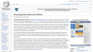 Encyclopædia Britannica Online - Wikipedia