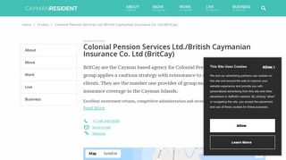 Colonial Pension Services Ltd./British Caymanian Insurance Co. Ltd ...