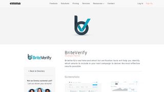BriteVerify - Emma Email Marketing