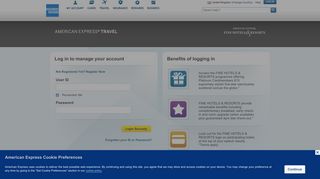 American Express UK : Online Services : Log in