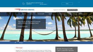 Manage - British Airways Credit Card