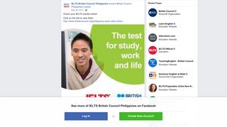 Check your IELTS results online! Click... - IELTS British Council ...