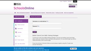 Login - Schools Online - British Council