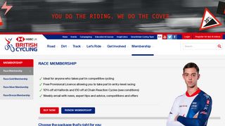 Race Membership - British Cycling