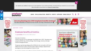 Employee benefits at Centrica - Employee Benefits