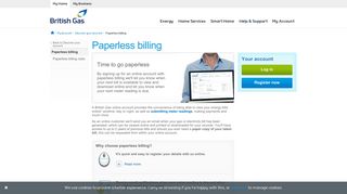 Paperless Billing - Your Account - British Gas