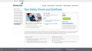 Landlord Gas Safety Certificate - British Gas