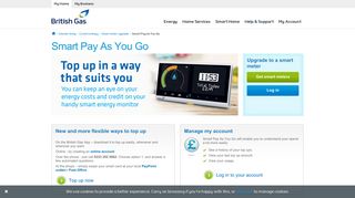 Smart Pay As You Go - British Gas