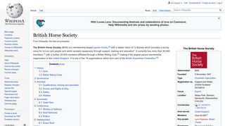 British Horse Society - Wikipedia