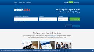 British Jobs - Search thousands of jobs near you