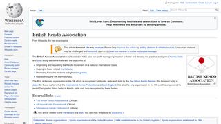 British Kendo Association - Wikipedia