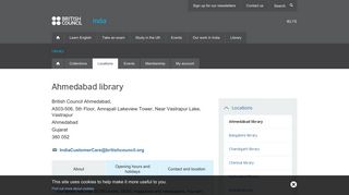 Ahmedabad library | British Council
