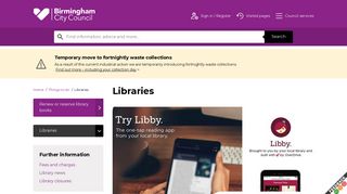 Libraries | Birmingham City Council