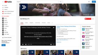 Be Military Fit - YouTube