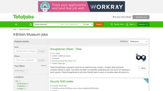 British Museum Jobs, Vacancies & Careers - totaljobs
