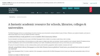 Libraries Education - British Newspaper Archive