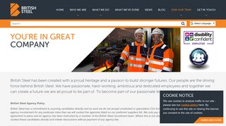 Join Our Team | British Steel