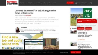 Growers 'frustrated' as British Sugar takes down online portal - NEWS ...