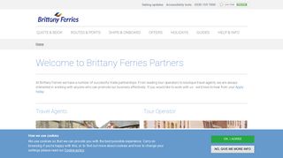 Partners - Agents, Tour Operators, Groups & Affiliates - Brittany Ferries
