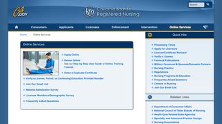 Online Services - Board of Registered Nursing - CA.gov