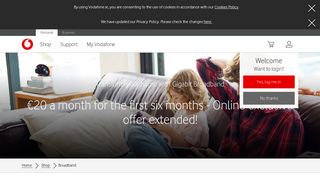 Broadband €20 a month 1st 6 mths 12 mth contract | Vodafone