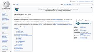 BroadbandTV Corp - Wikipedia