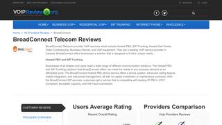 BroadConnect Telecom - 3 Reviews | VoipReview